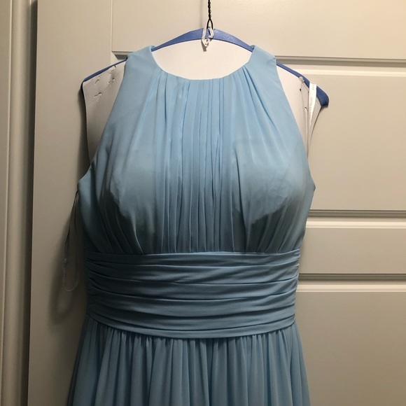 BLUE Bill Levkoff bridesmaid dress - Picture 3 of 6